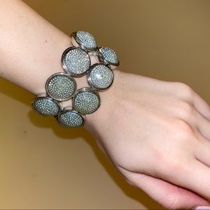 Silver Stretch Costume Bracelet